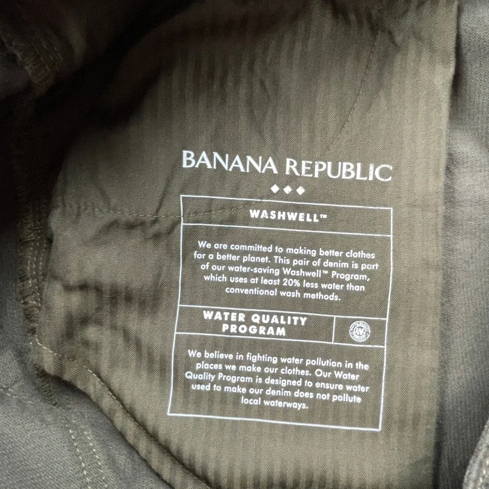 NWT Banana Republic Men's Slim Corduroy Pants‎ 35x30 (37x30) Brown Washwell